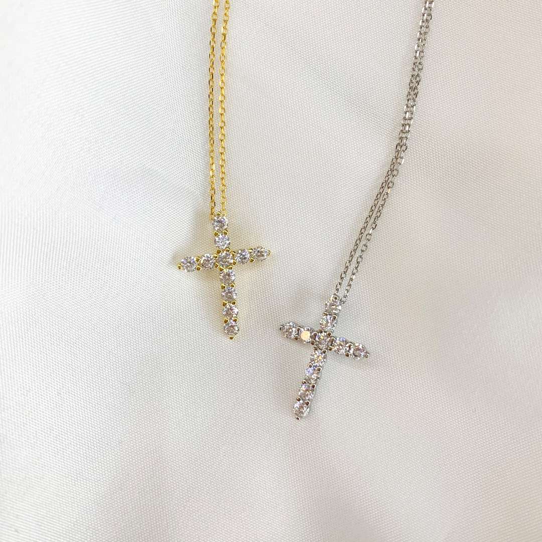[Olivia Jewelry]Unique Cross Shape Necklace