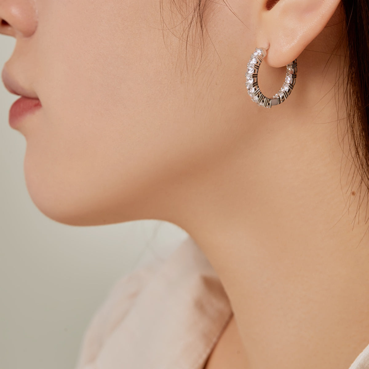 [Olivia Jewelry]Unique Round Cut Daily Earrings