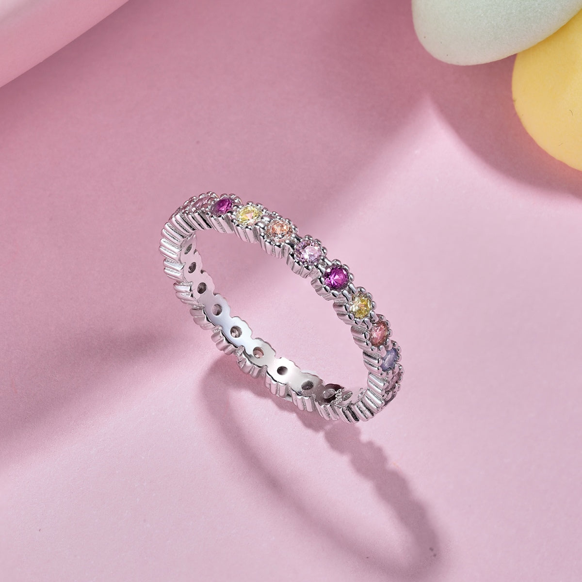 [Olivia Jewelry]Exquisite Colorful Round Cut Party Ring