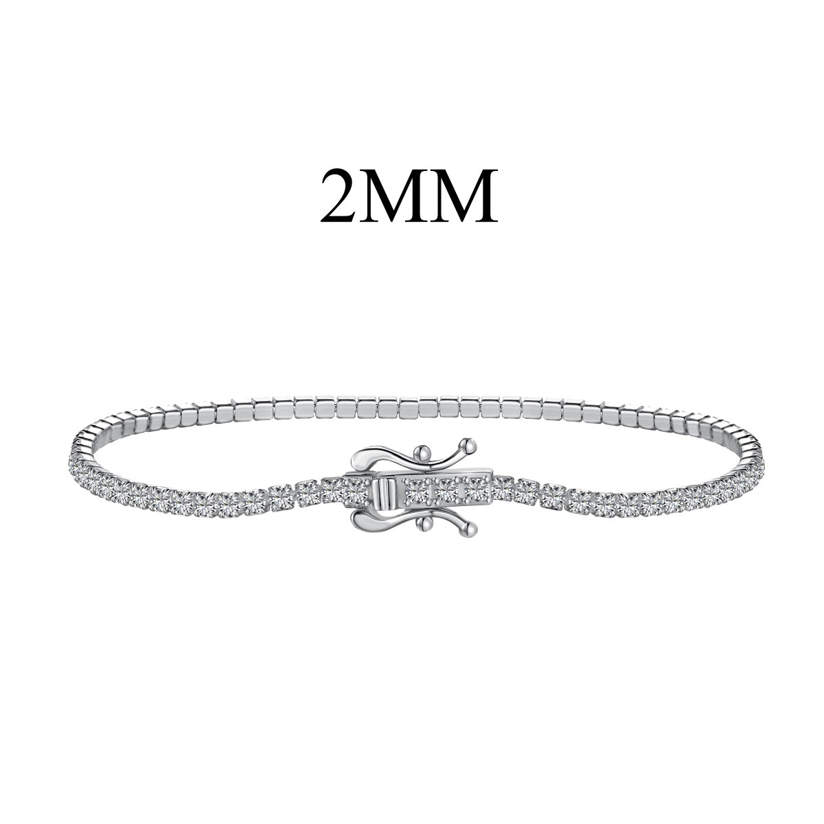 [Olivia Jewelry]Radiant Colorful Round Cut Party Bracelet