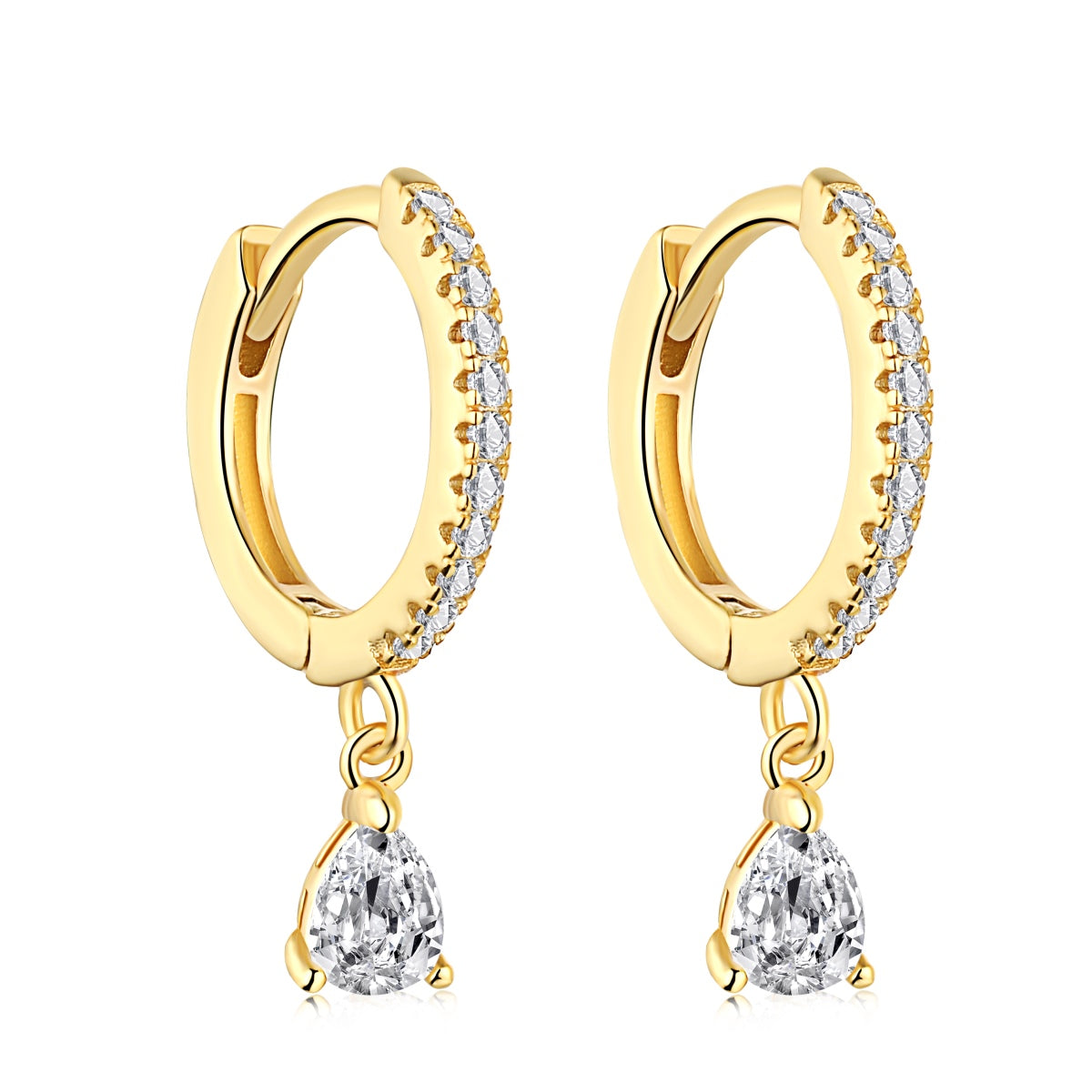 [Olivia Jewelry]Luxurious Geometric Drop Earrings