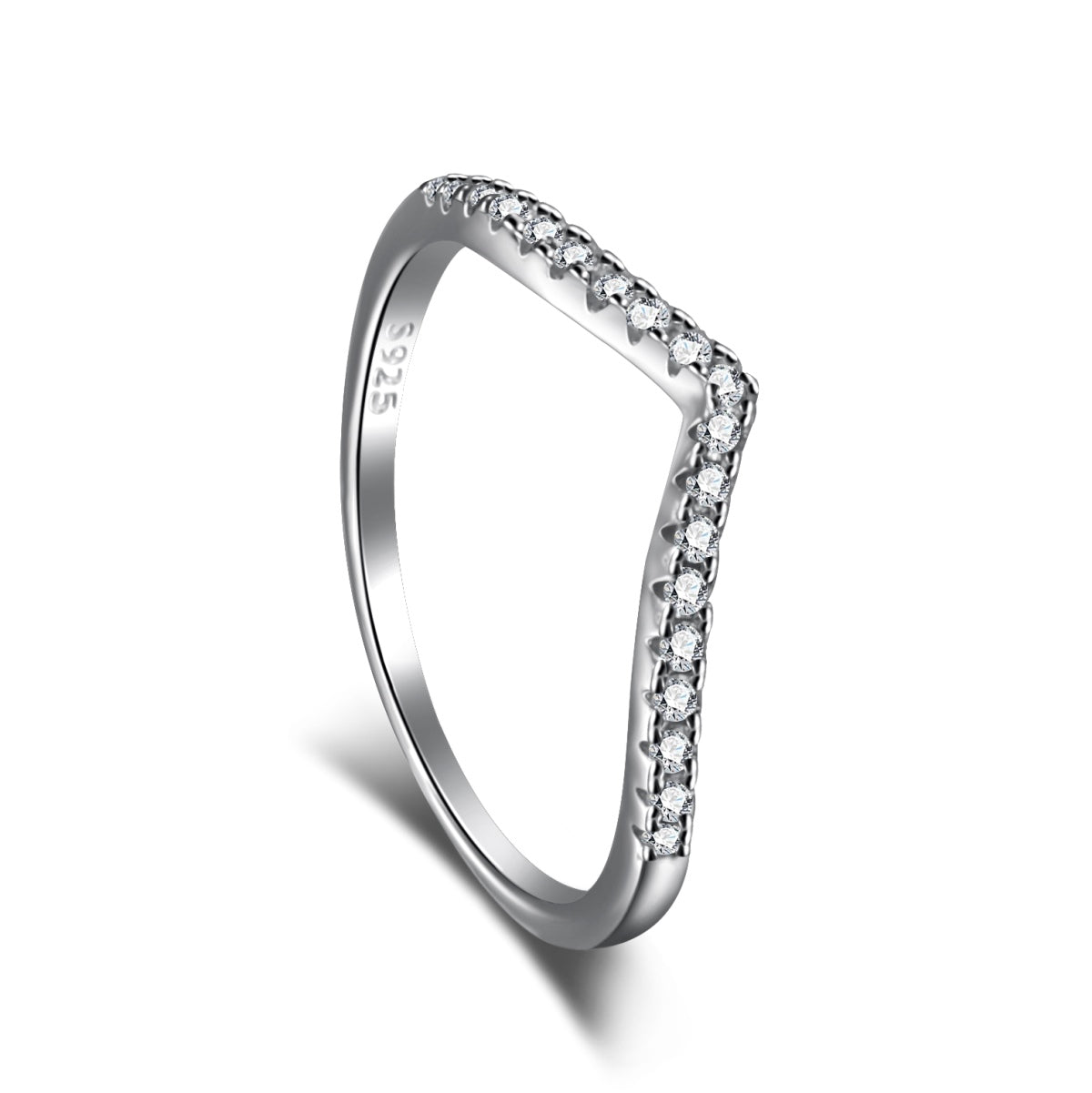 [Olivia Jewelry]Elaborate Tennis Band Ring