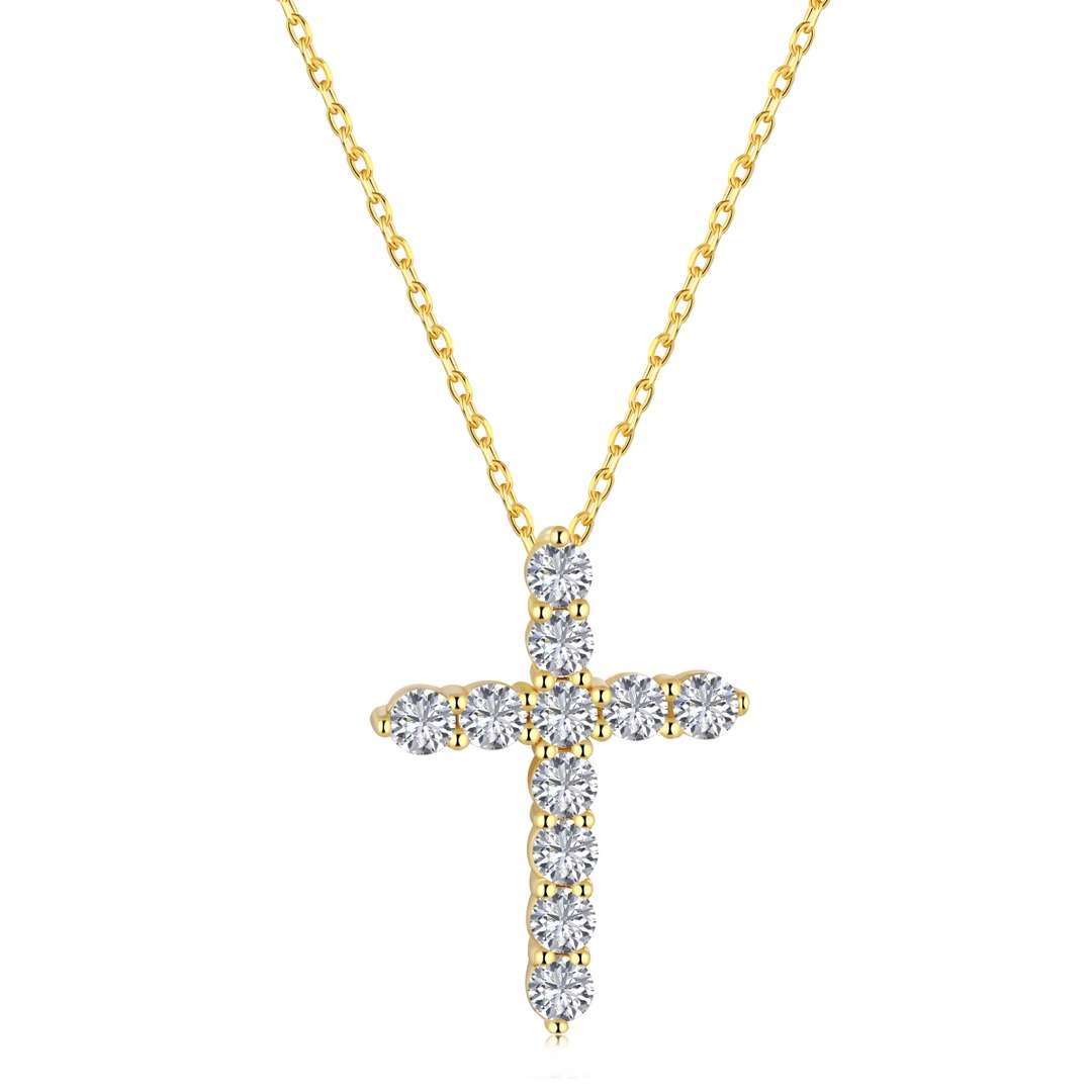 [Olivia Jewelry]Unique Cross Shape Necklace