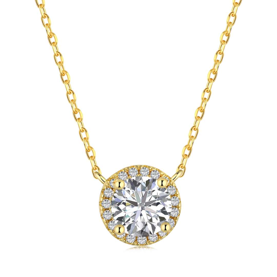 [Olivia Jewelry]Luxurious Round Cut Necklace