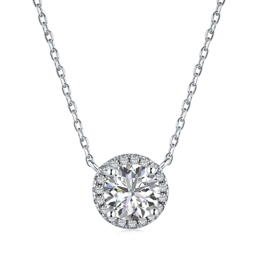 [Olivia Jewelry]Luxurious Round Cut Necklace