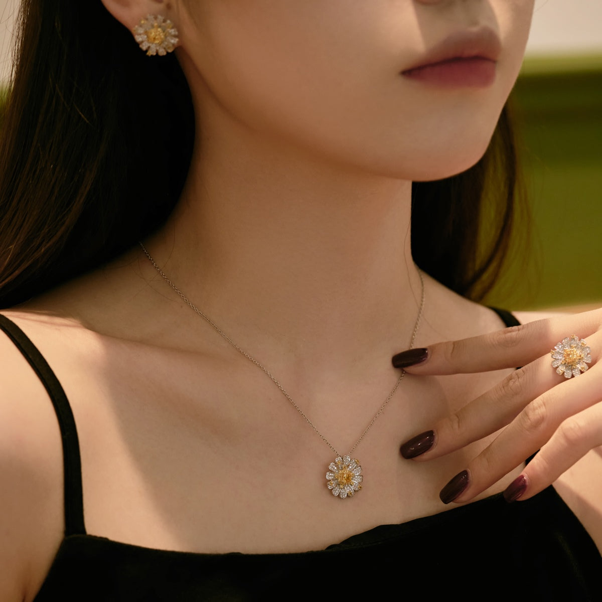 [Olivia Jewelry]Exquisite Daisy Necklace