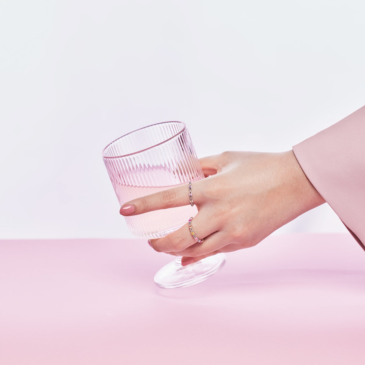 [Olivia Jewelry]Elegant Energetic Round Cut Daily Ring