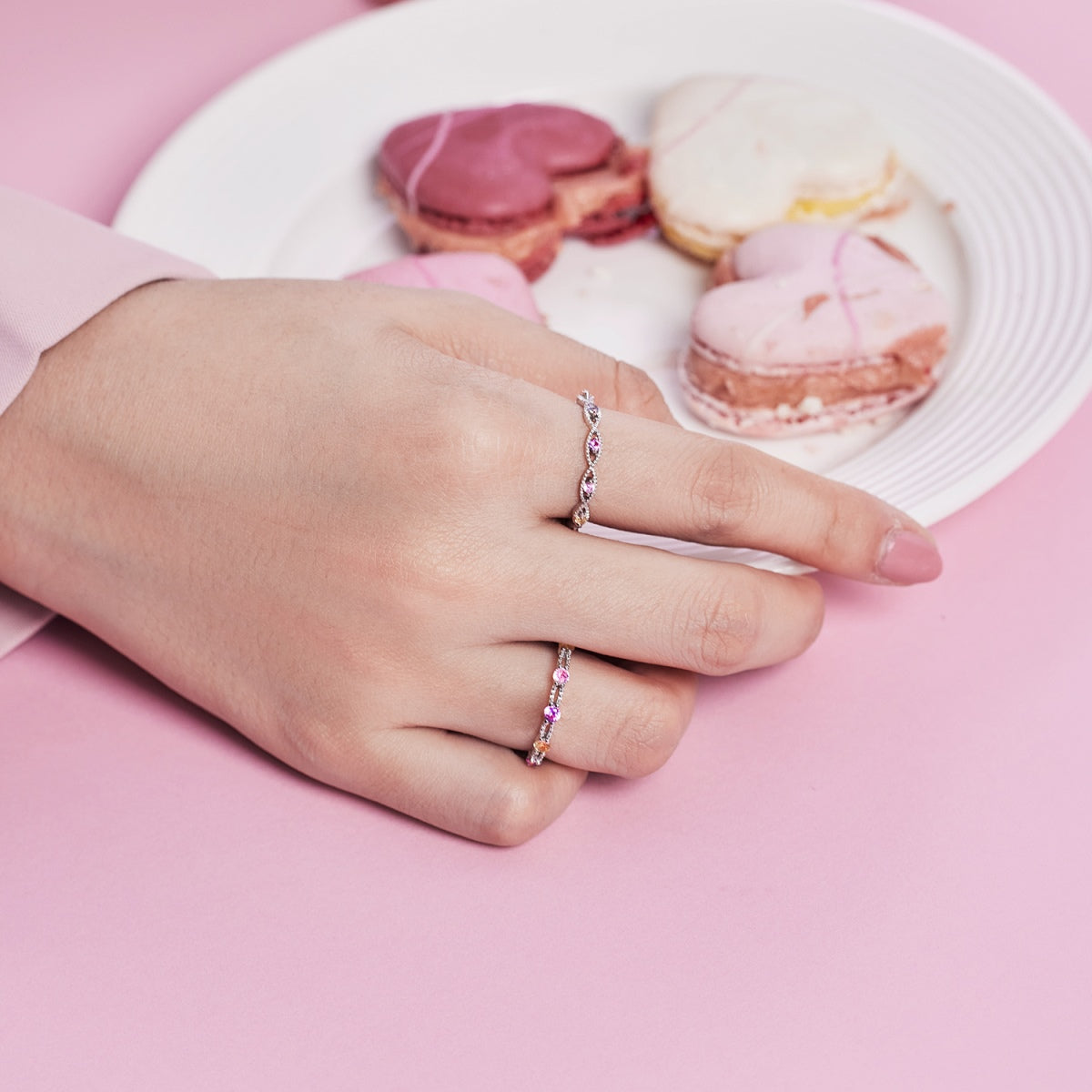 [Olivia Jewelry]Elegant Energetic Round Cut Daily Ring