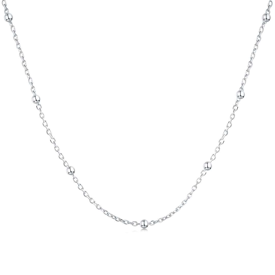 [Olivia Jewelry]Small Bead Clavicle Chain Simple Necklace