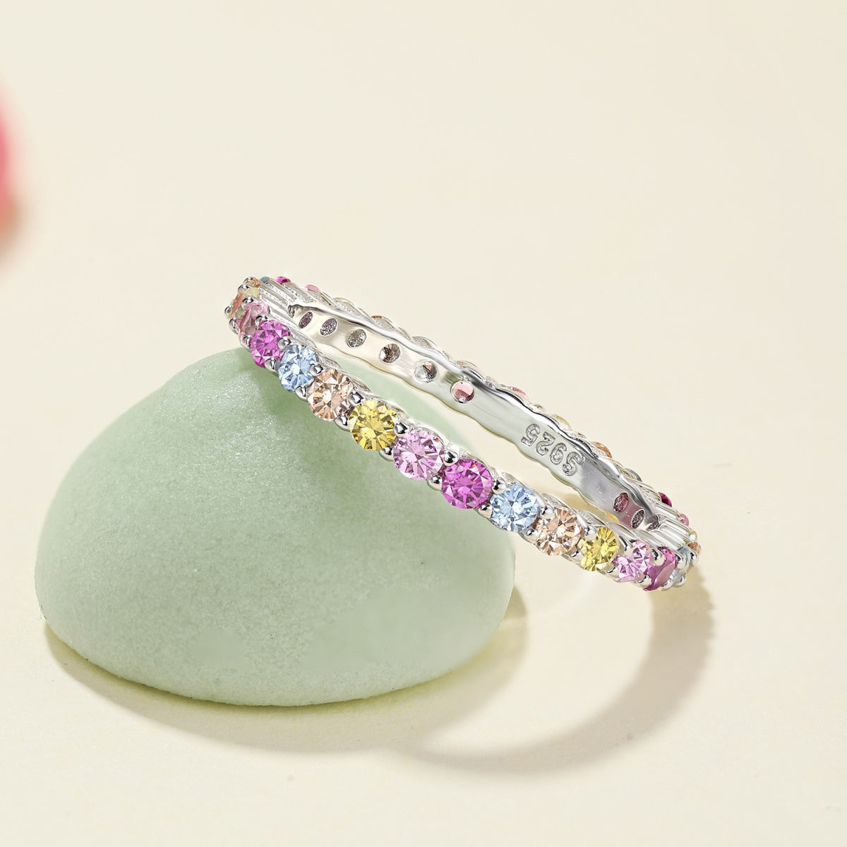 [Olivia Jewelry]Elegant Vivid Round Cut Daily Ring