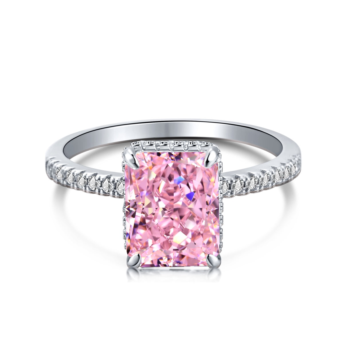 [Olivia Jewelry]4.0 Carat Luxurious Engagement Ring
