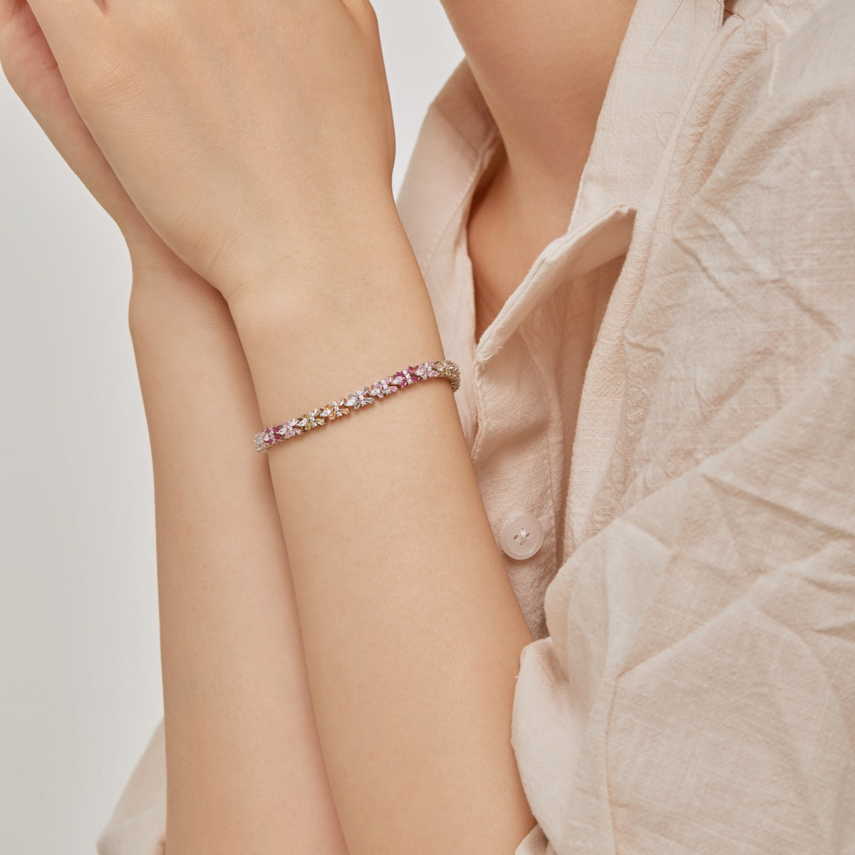 [Olivia Jewelry]Unique Colorful Butterfly Shape Party Bracelet