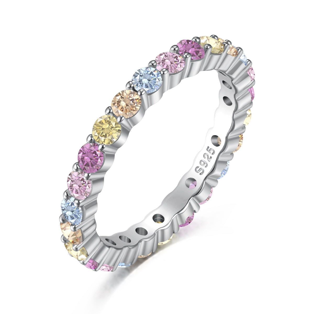 [Olivia Jewelry]Elegant Vivid Round Cut Daily Ring