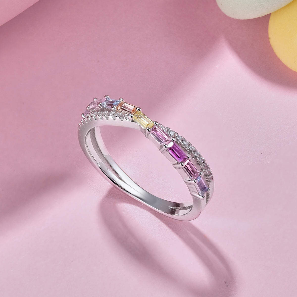[Olivia Jewelry]Energetic Elegant Radiant Cut Party Ring