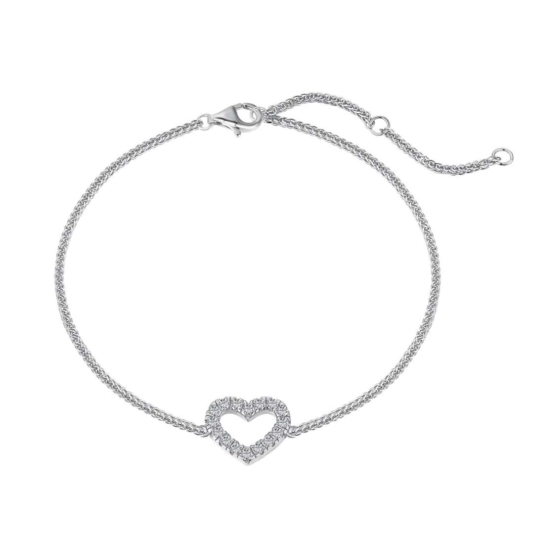 [Olivia Jewelry]Heart Shape Lover Bracelet