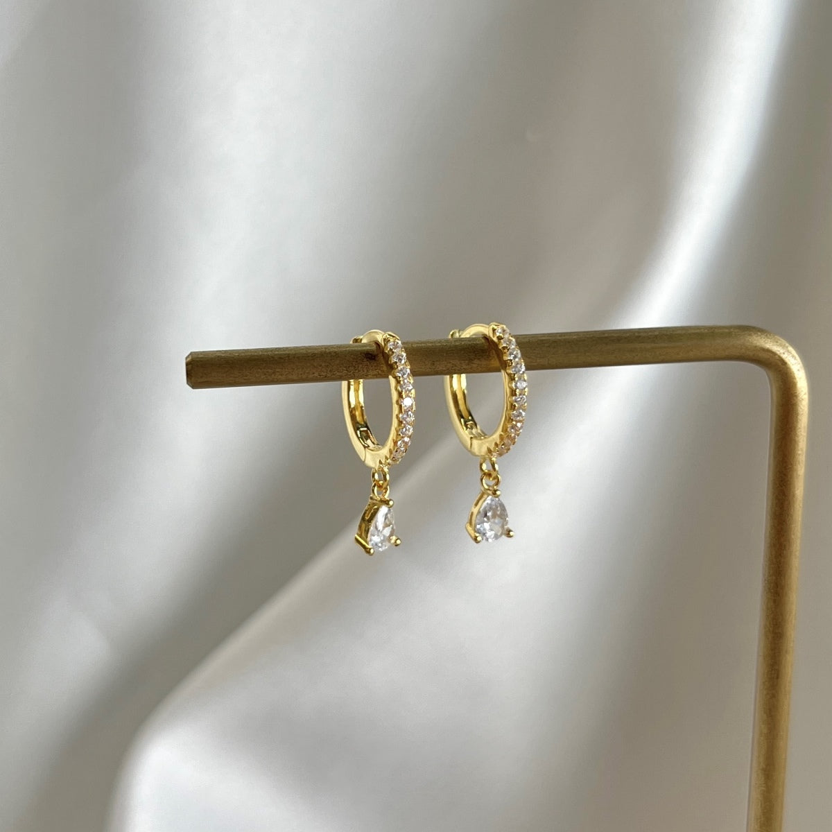 [Olivia Jewelry]Luxurious Geometric Drop Earrings