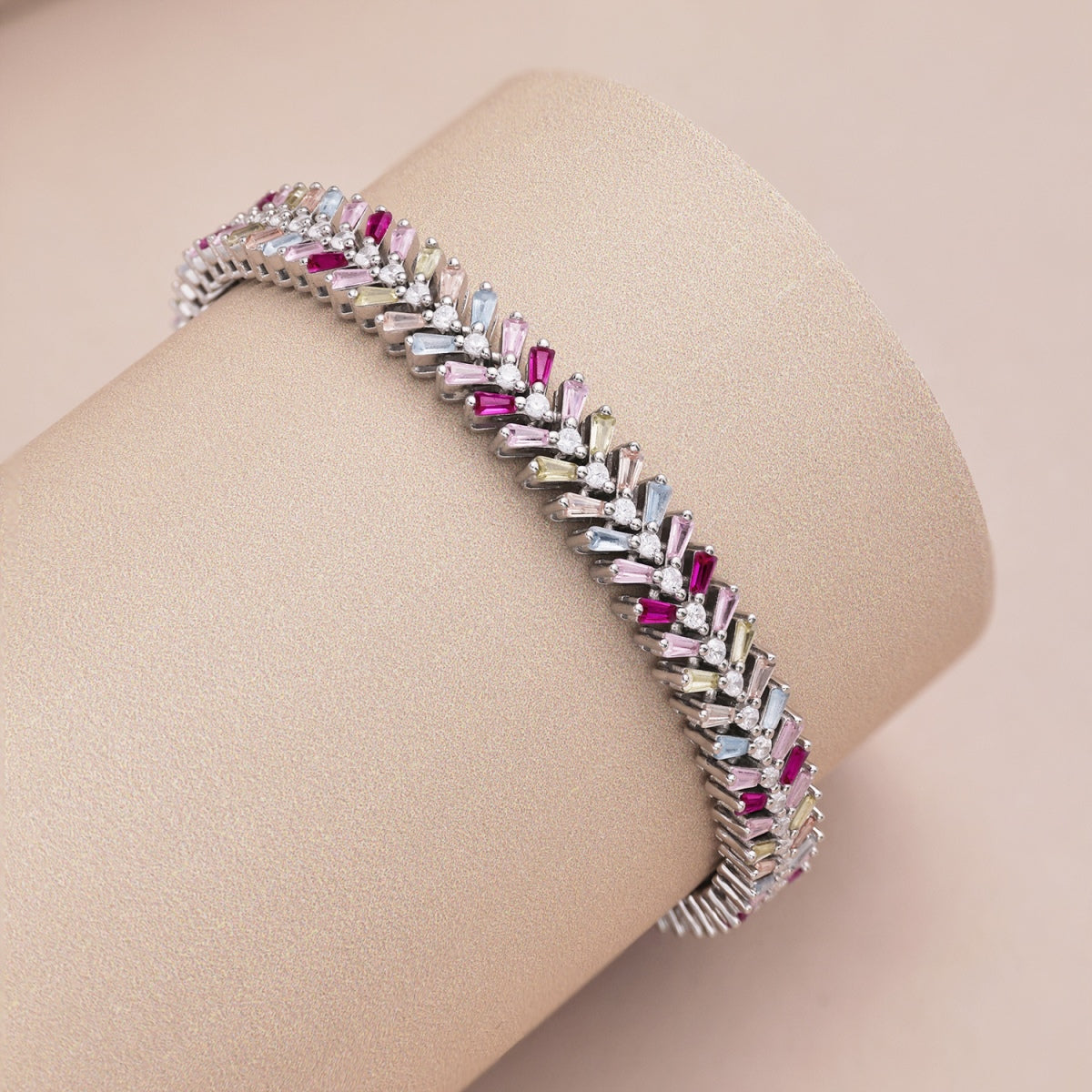 [Olivia Jewelry]Dainty Radiant Emerald Cut Daily Bracelet