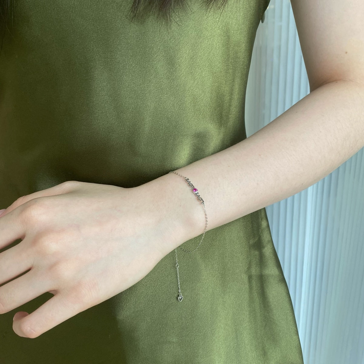 [Olivia Jewelry]Romantic Heart Shape Lover Bracelet