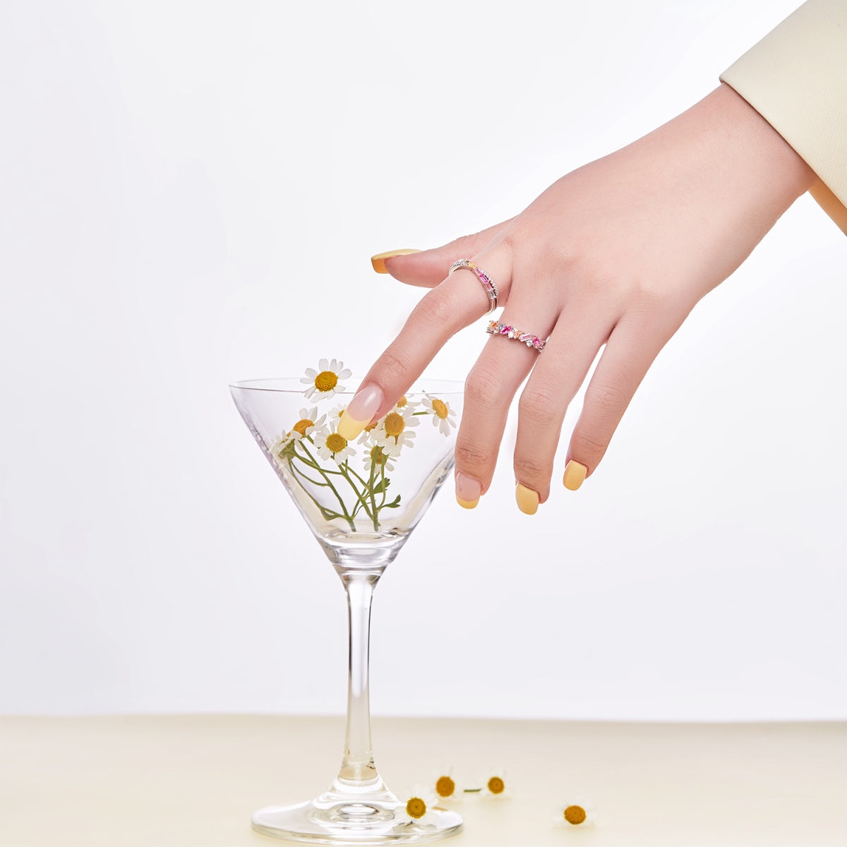 [Olivia Jewelry]Energetic Elegant Radiant Cut Party Ring