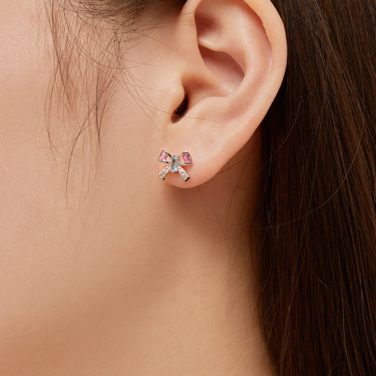 [Olivia Jewelry]Ornate Butterfly Shape Daily Earrings