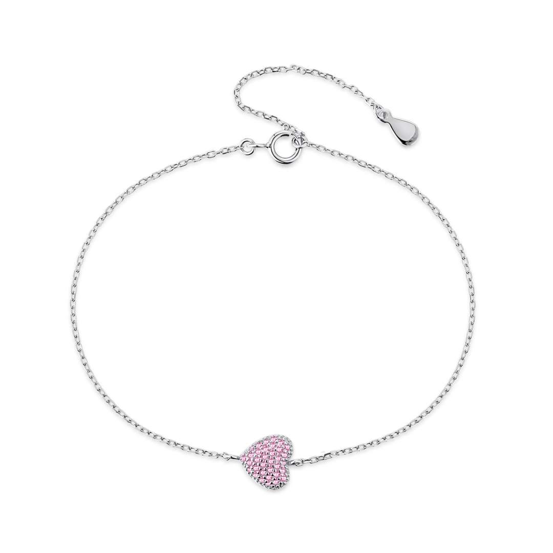 [Olivia Jewelry]Heart-Shaped Gentle and Versatile Bracelet