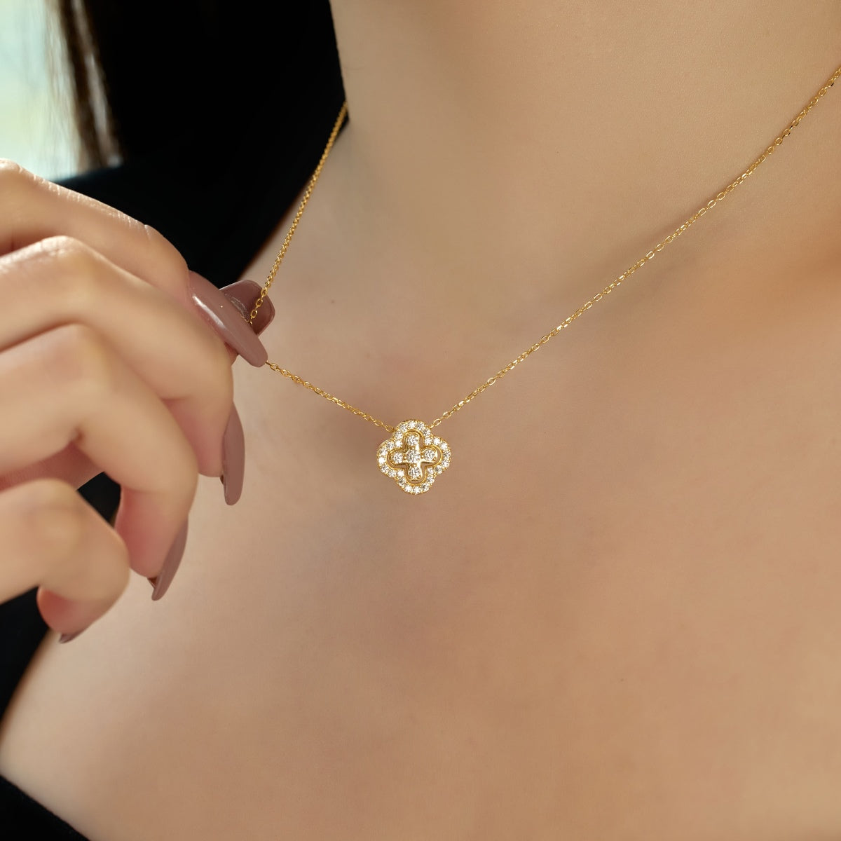 [Olivia Jewelry]Four-Leaf Clover Various DIY Wearable Necklaces
