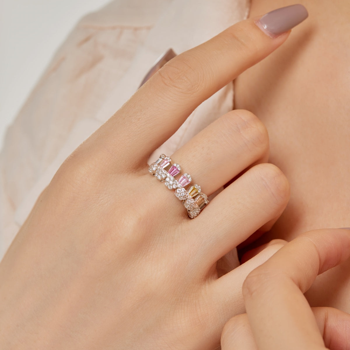 [Olivia Jewelry]Gorgeous Radiant Cut Daily Ring