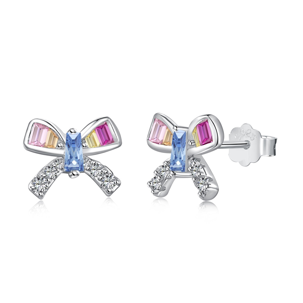 [Olivia Jewelry]Ornate Butterfly Shape Daily Earrings