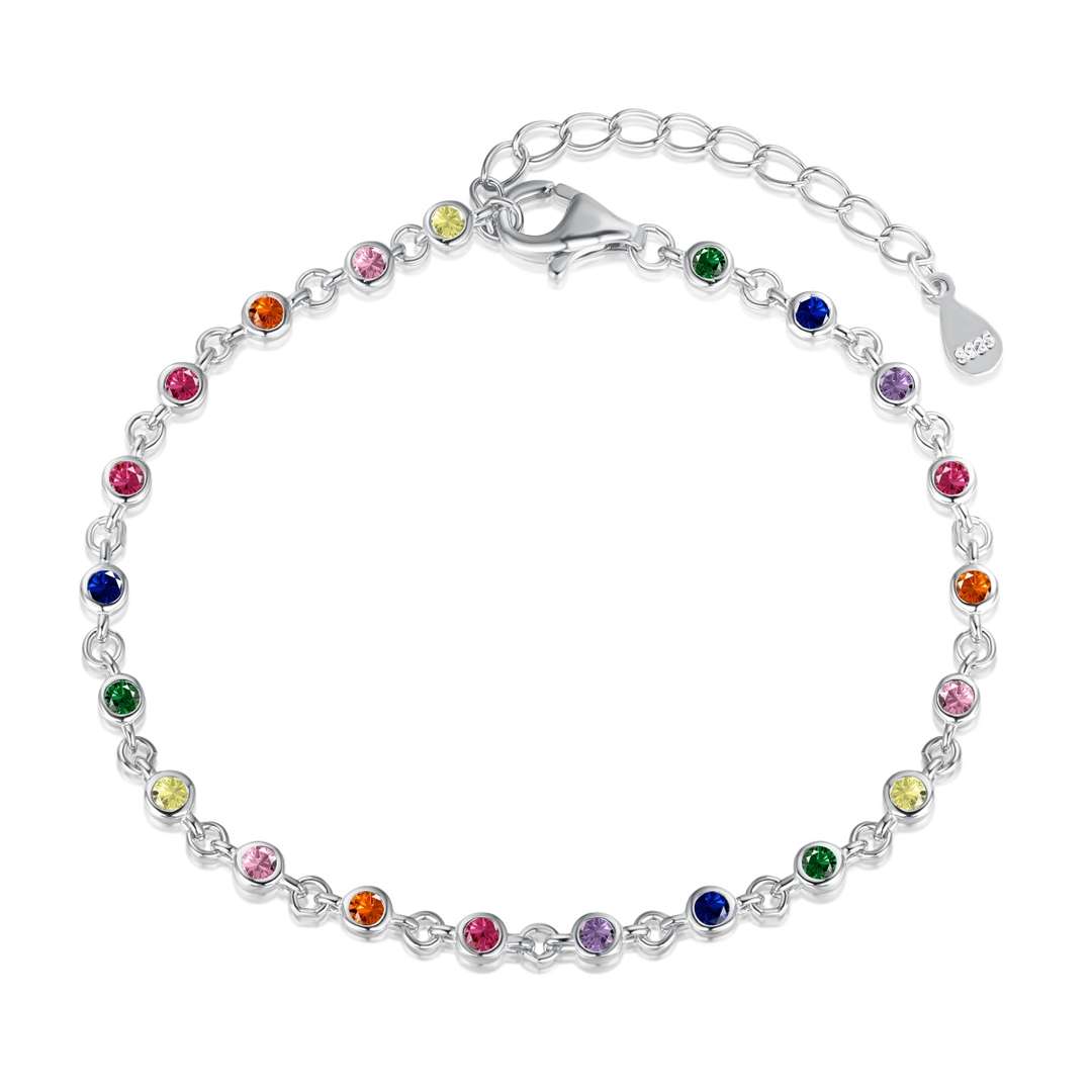 [Olivia Jewelry]Colorful Bead Array Bracelet