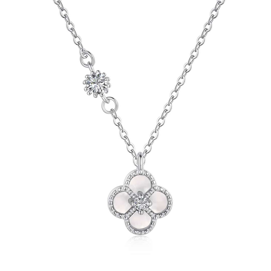 [Olivia Jewelry]Delicate Flower Shape Necklace