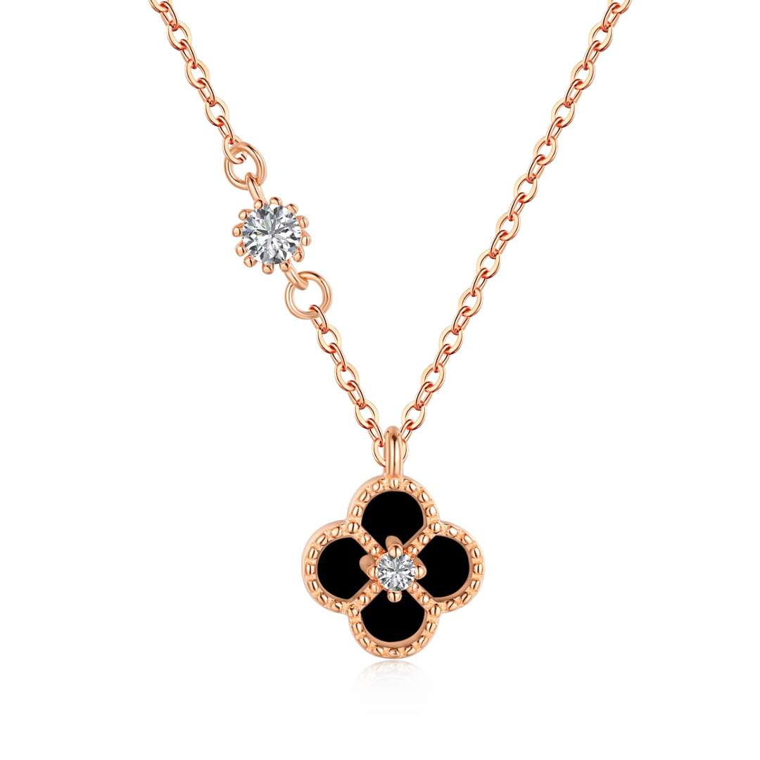 [Olivia Jewelry]Delicate Flower Shape Necklace