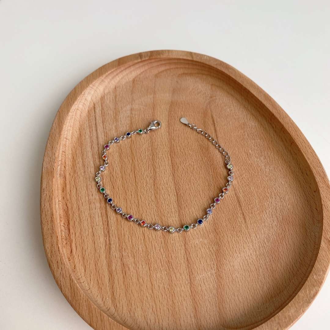 [Olivia Jewelry]Colorful Bead Array Bracelet