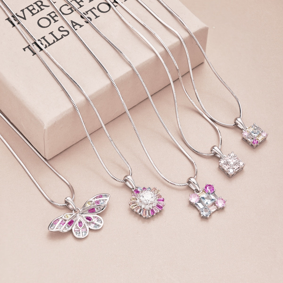 [Olivia Jewelry]Gorgeous Multi Colorful Necklace