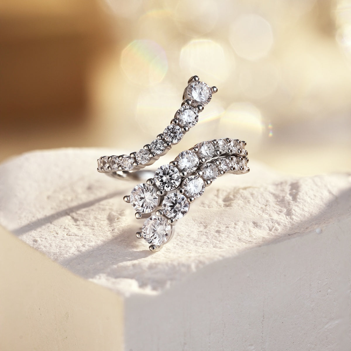 [Olivia Jewelry]Unique Vivid Snake Shape Daily Ring