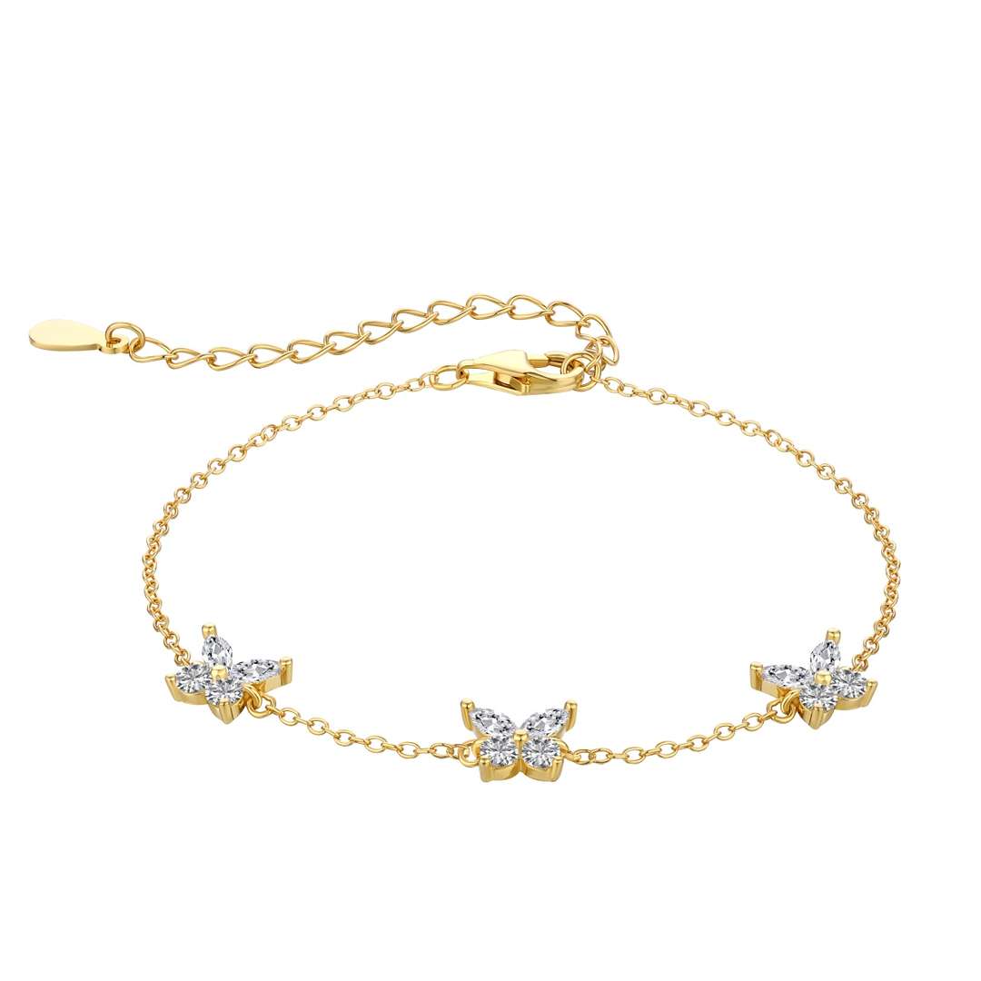 [Olivia Jewelry]Radiant Butterfly Shape Necklace