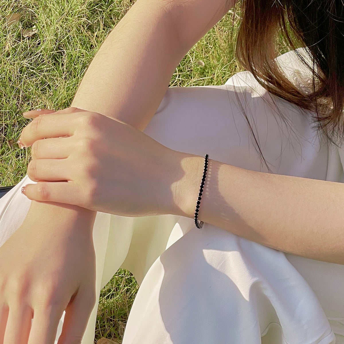 [Olivia Jewelry]Radiant Colorful Round Cut Party Bracelet