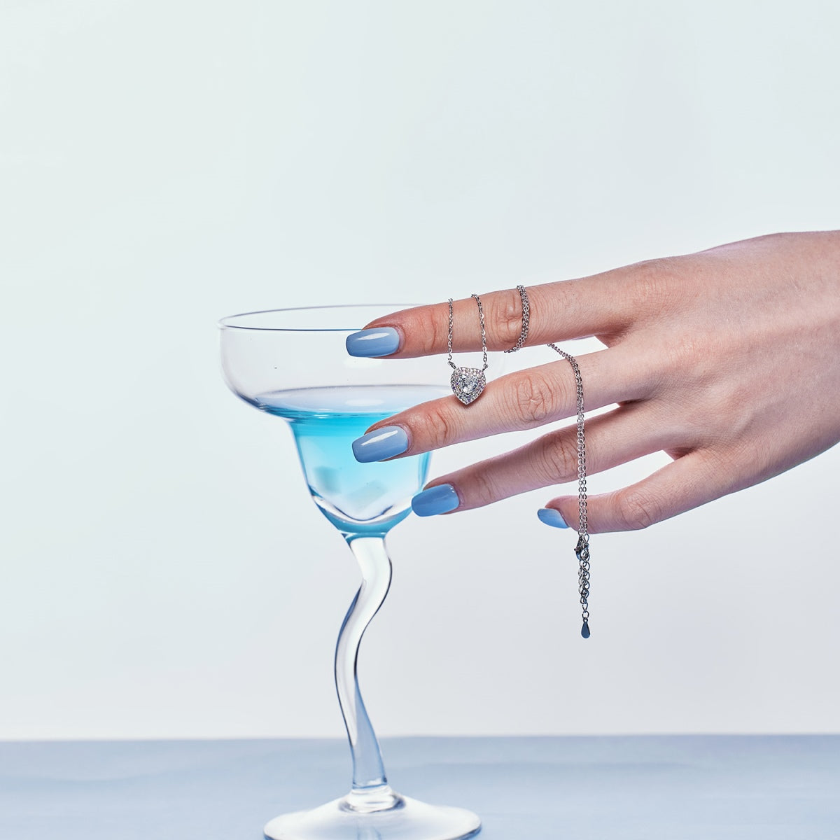 [Olivia Jewelry]Exquisite Heart Shape Necklace