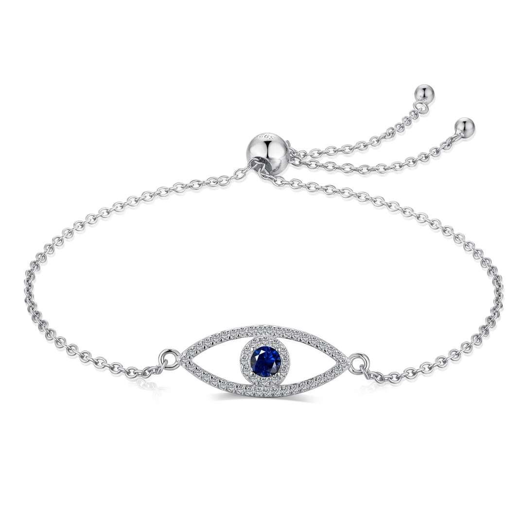 [Olivia Jewelry]Devil's Eye Hollow Design Bracelet