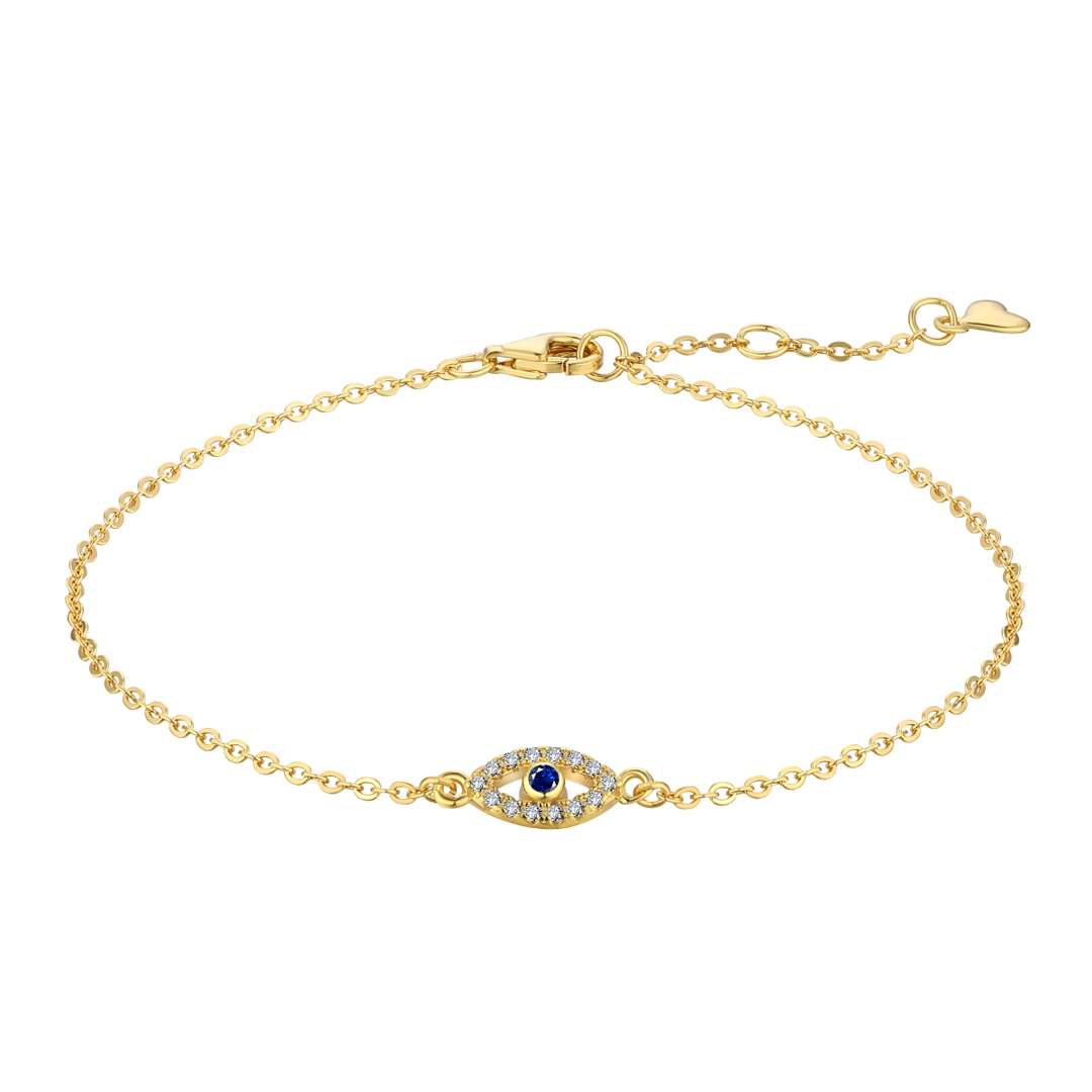 [Olivia Jewelry]Evil Eye Shape Necklace