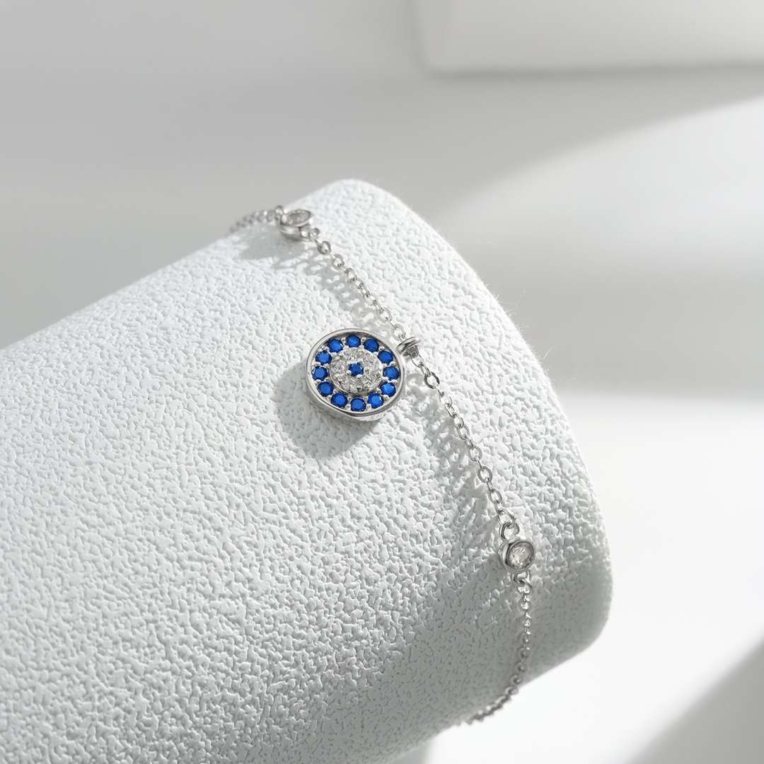 [Olivia Jewelry]Devil's Eye Round Shape Bracelet