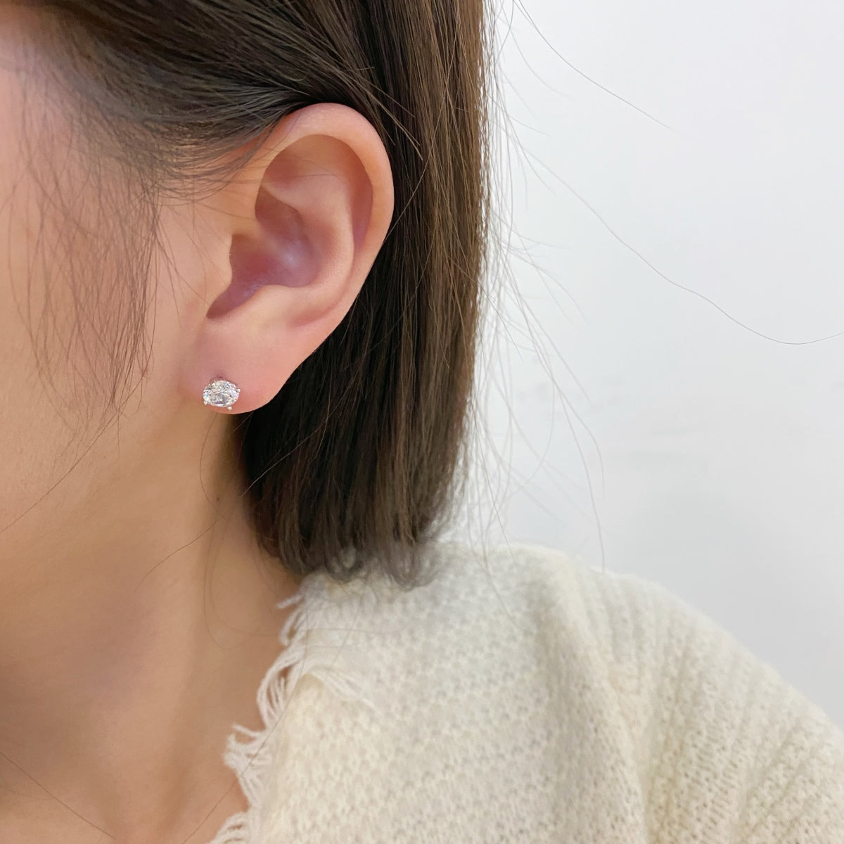 [Olivia Jewelry]Unique Round Shape Earrings