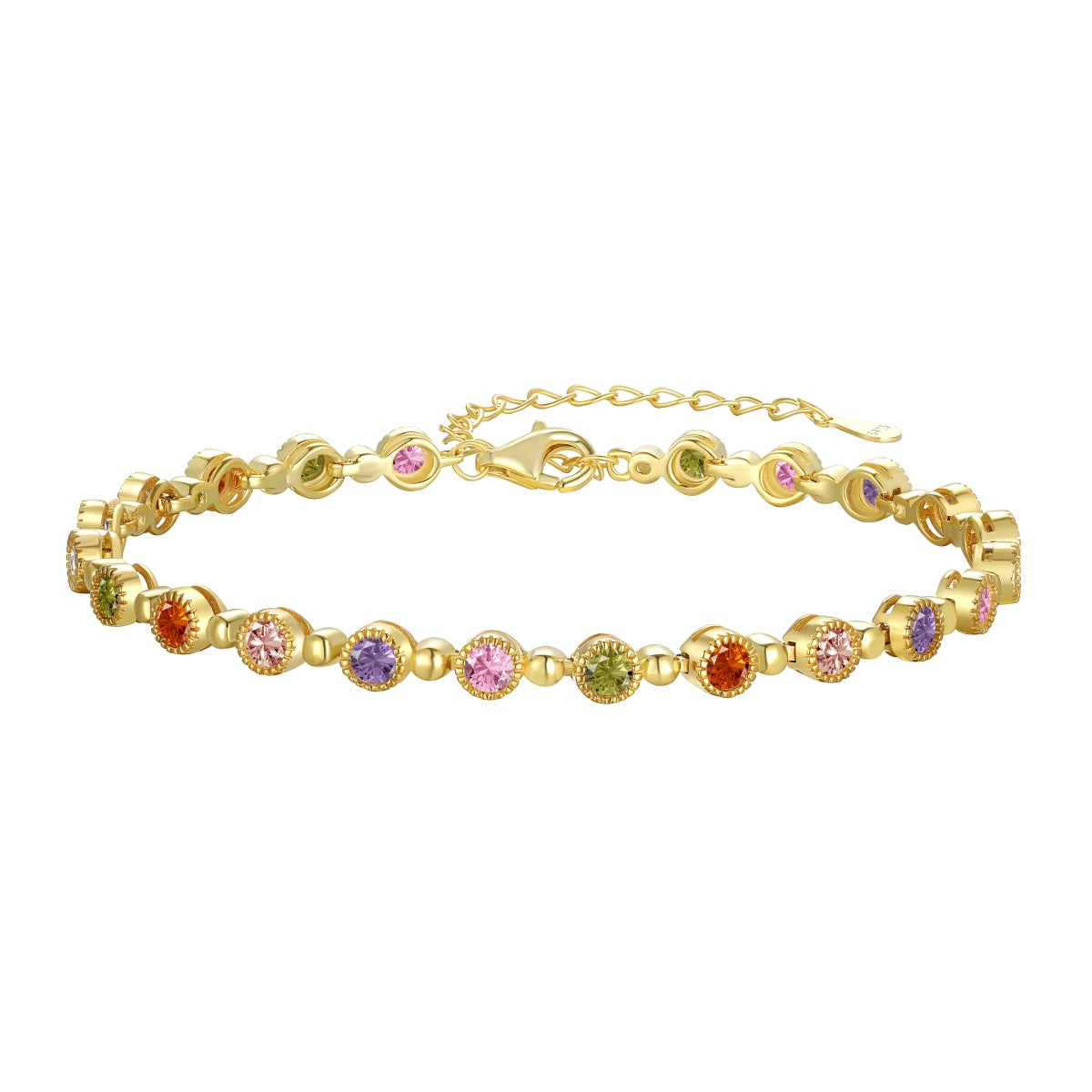 [Olivia Jewelry]Sparkling Exquisite Round Cut Party Bracelet