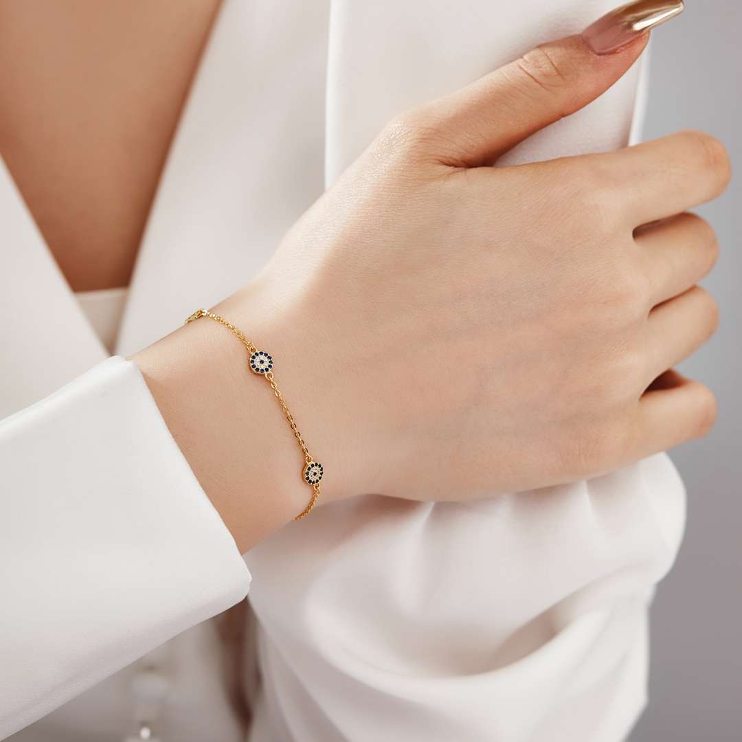 [Olivia Jewelry]Delicate Round Shape Pendent Necklace