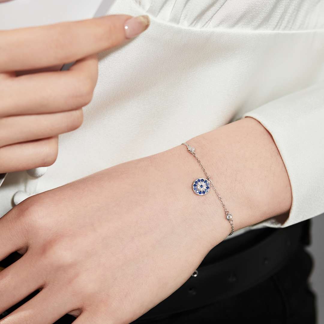 [Olivia Jewelry]Devil's Eye Round Shape Bracelet