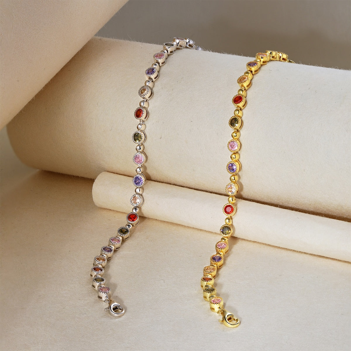 [Olivia Jewelry]Sparkling Exquisite Round Cut Party Bracelet