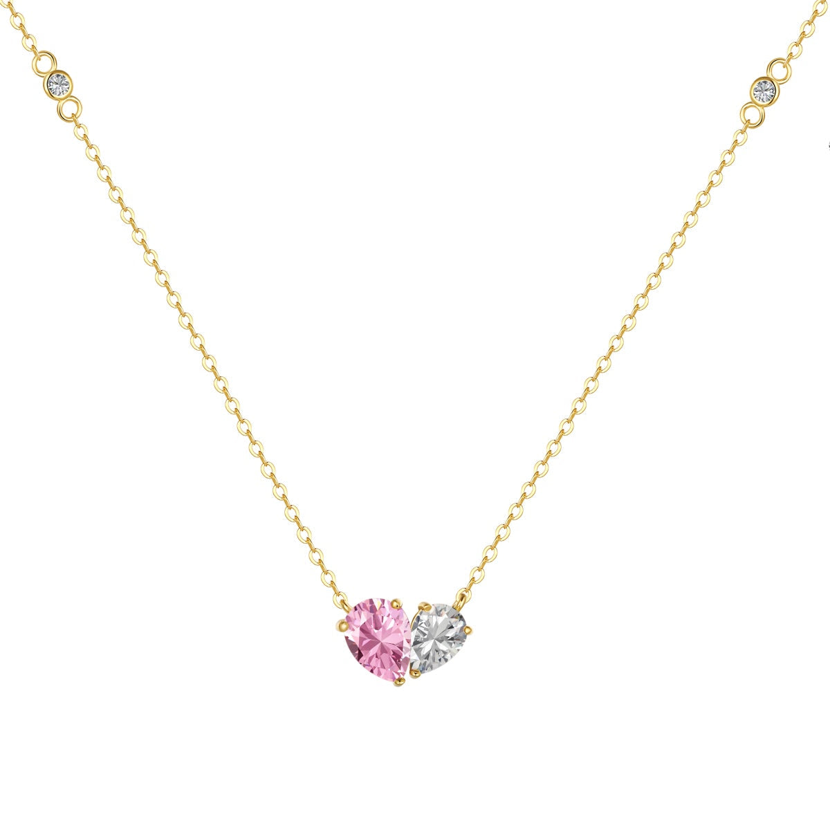 [Olivia Jewelry]Unique Heart Shape Necklace