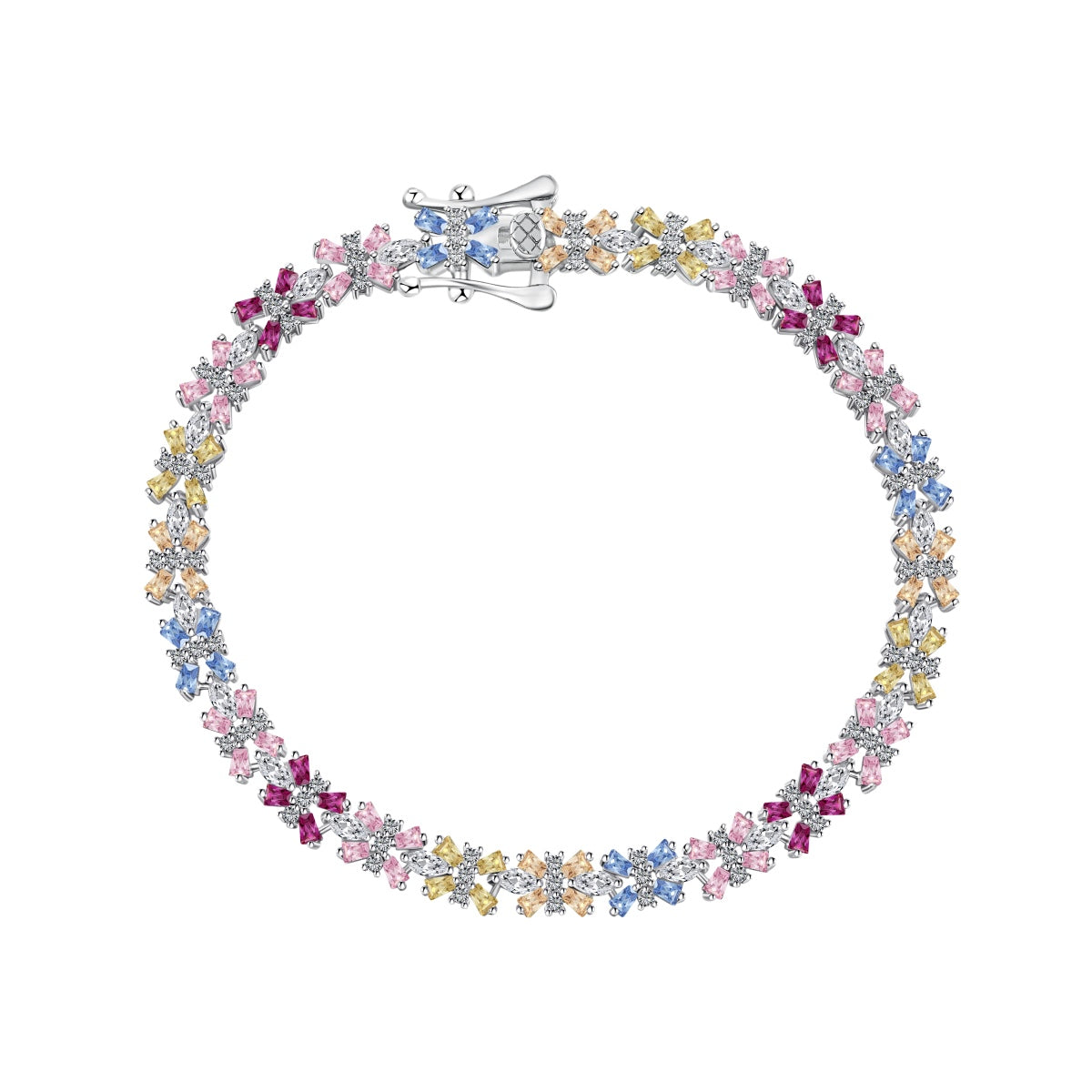 [Olivia Jewelry]Unique Colorful Butterfly Shape Party Bracelet