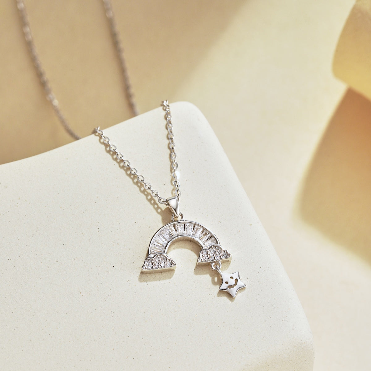 [Olivia Jewelry]Unique Rainbow Star Necklace