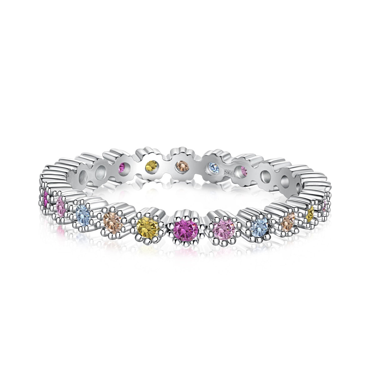 [Olivia Jewelry]Exquisite Colorful Round Cut Party Ring