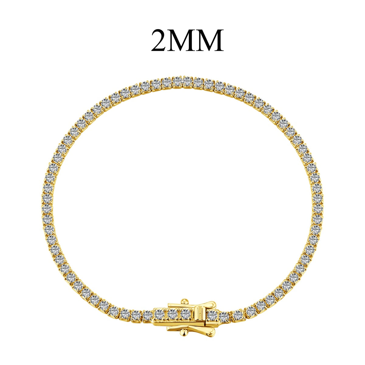 [Olivia Jewelry]Radiant Colorful Round Cut Party Bracelet